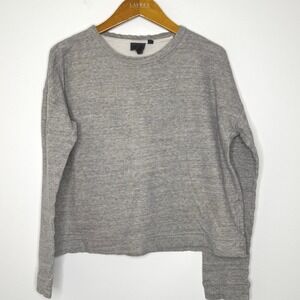 Naked & Famous Weekend Crew‎ Double Face-Gray Sweater Large